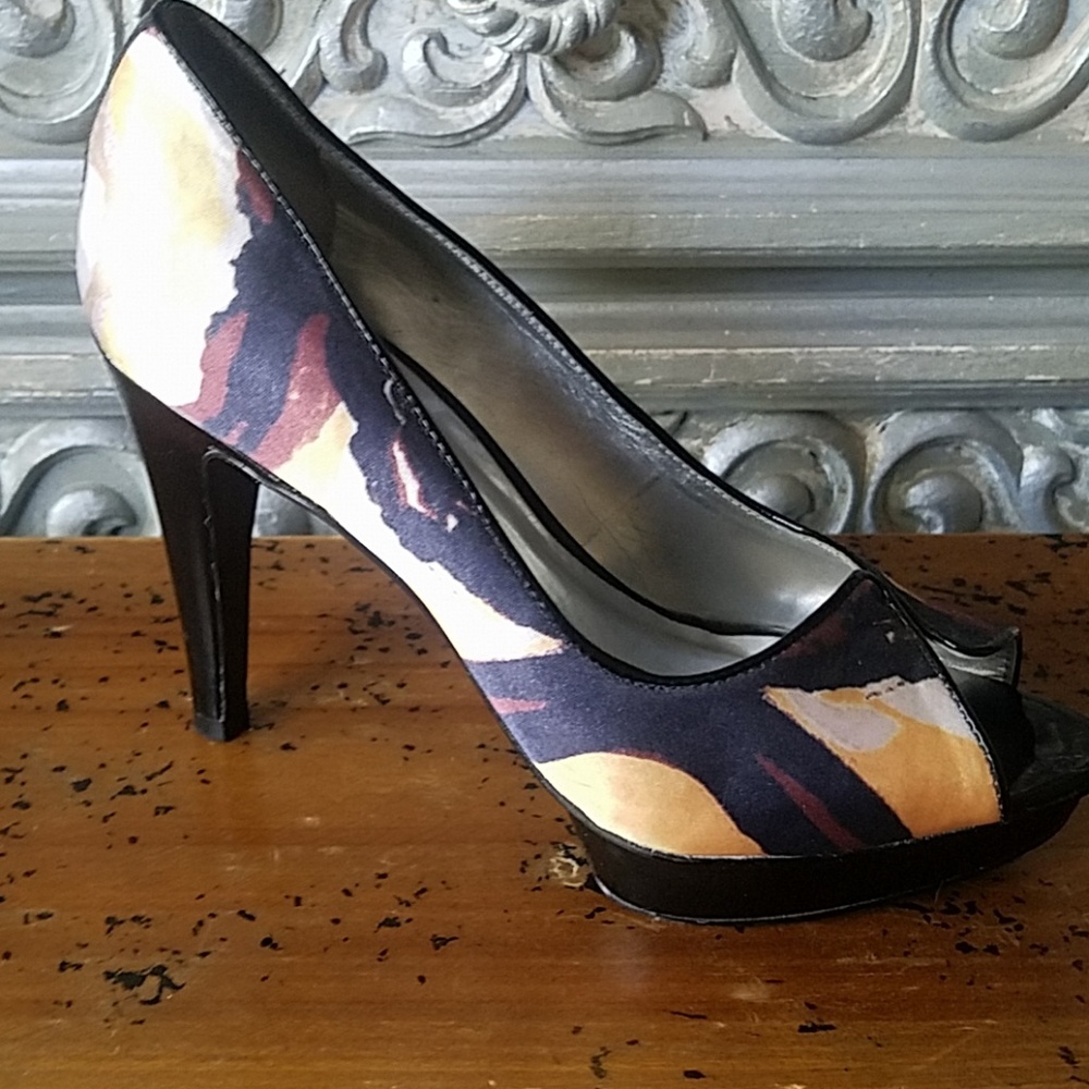 Carlos Santana Pleasure Silk Platform Pumps